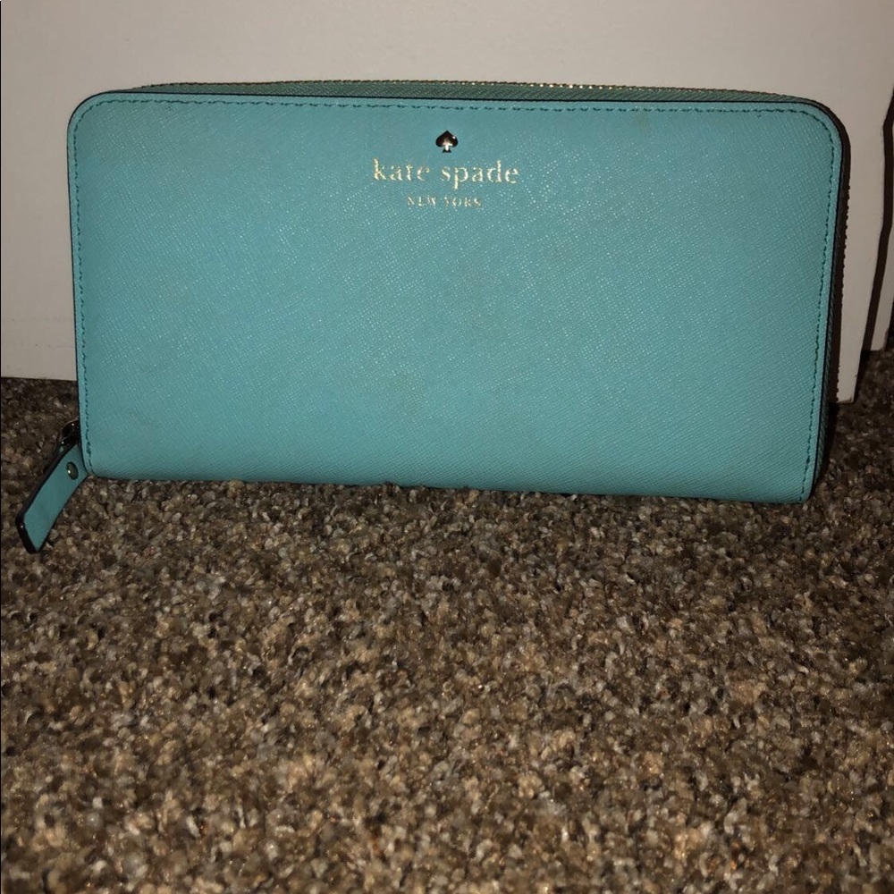 Tiffany blue Kate spade wallet